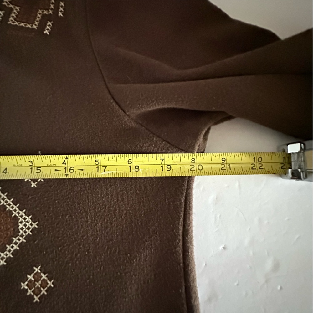 Open Jacket Vest, Small-Med, Brown Aztec - Picture 8 of 10